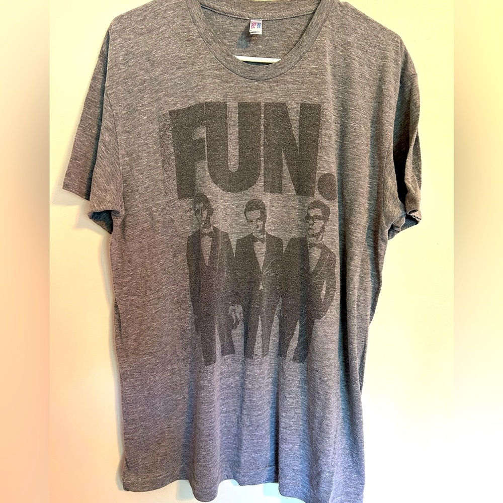FUN. Band Tour Graphic T-Shirt Rare Size Large Unisex